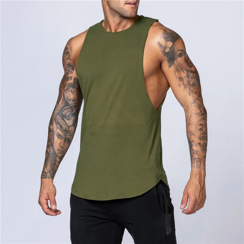 Gym Mens Tank Top – Sleeveless Fitness Vest for Bodybuilding & Gym Training