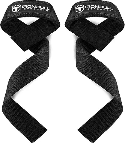1 Pair Weightlifting Wrist Straps – Anti-Slip Silicone Grip for Strength Training & Powerlifting Support