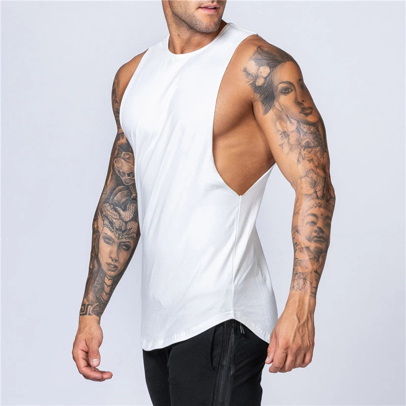 Gym Mens Tank Top – Sleeveless Fitness Vest for Bodybuilding & Gym Training