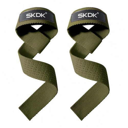 1 Pair Weightlifting Wrist Straps – Anti-Slip Silicone Grip for Strength Training & Powerlifting Support