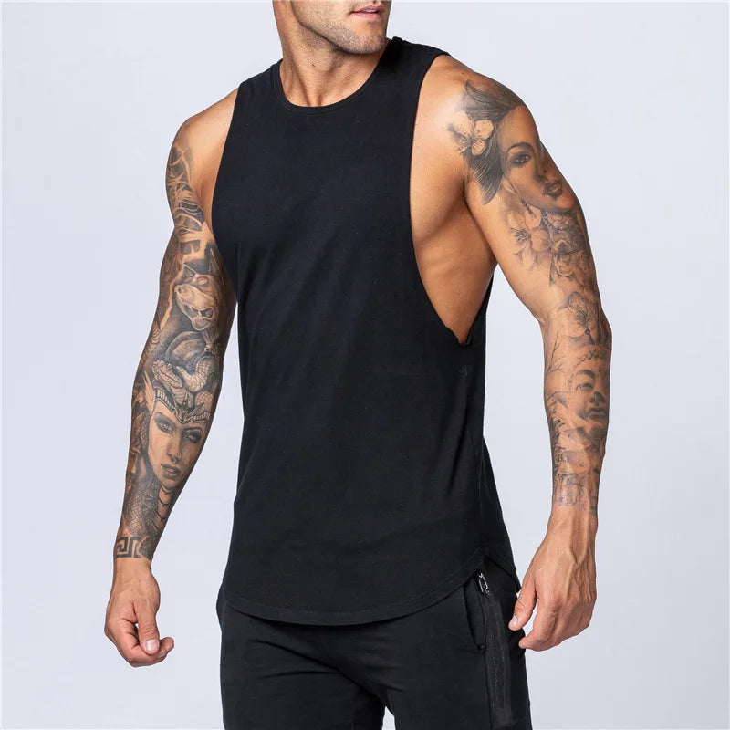 Gym Mens Tank Top – Sleeveless Fitness Vest for Bodybuilding & Gym Training
