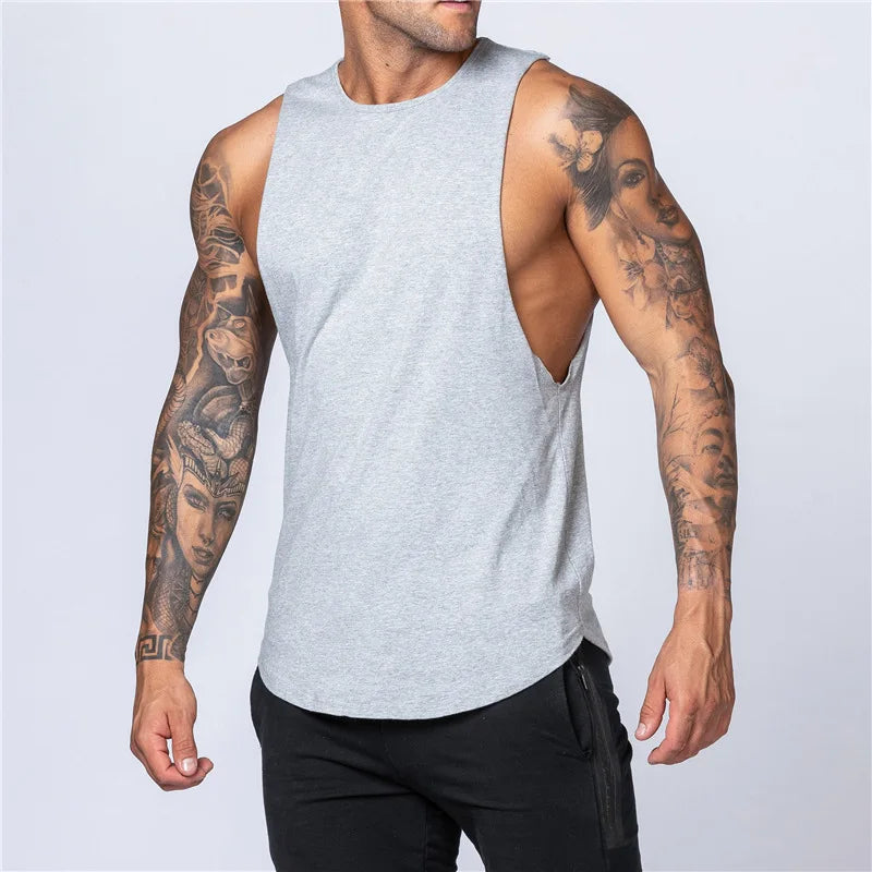 Gym Mens Tank Top – Sleeveless Fitness Vest for Bodybuilding & Gym Training