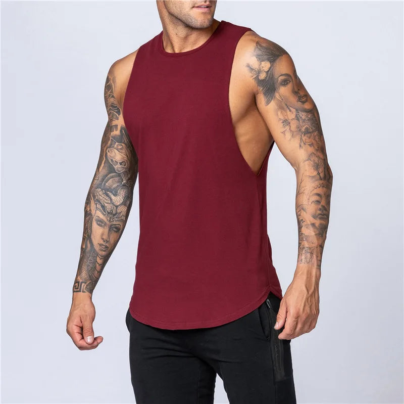 Gym Mens Tank Top – Sleeveless Fitness Vest for Bodybuilding & Gym Training