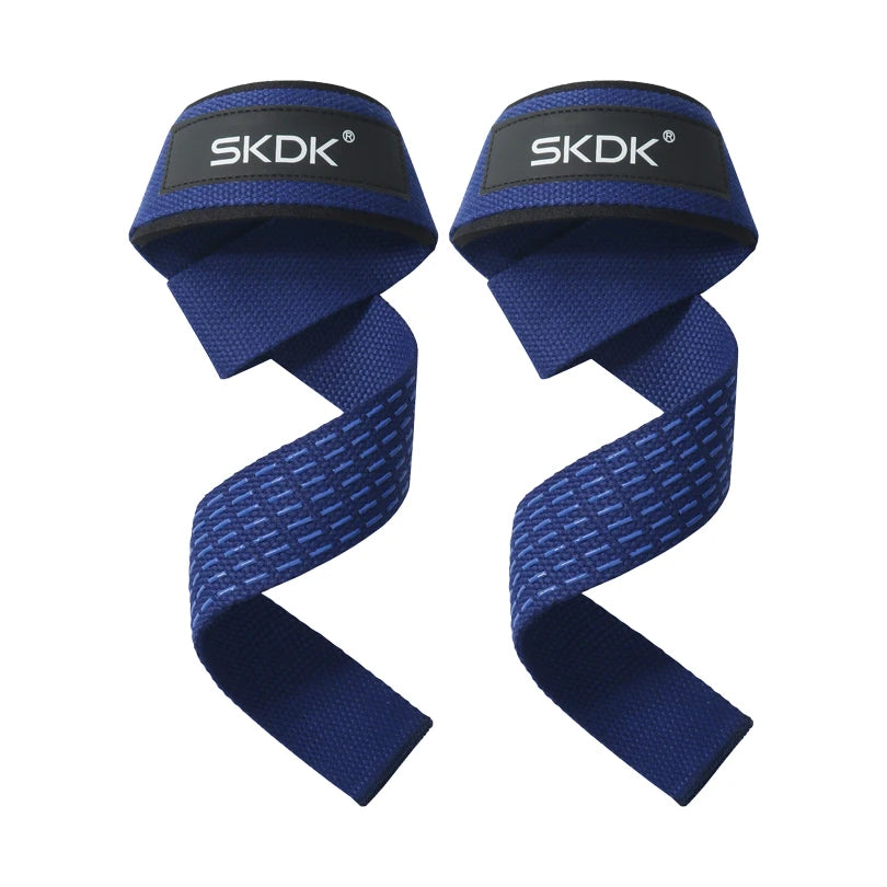 1 Pair Weightlifting Wrist Straps – Anti-Slip Silicone Grip for Strength Training & Powerlifting Support