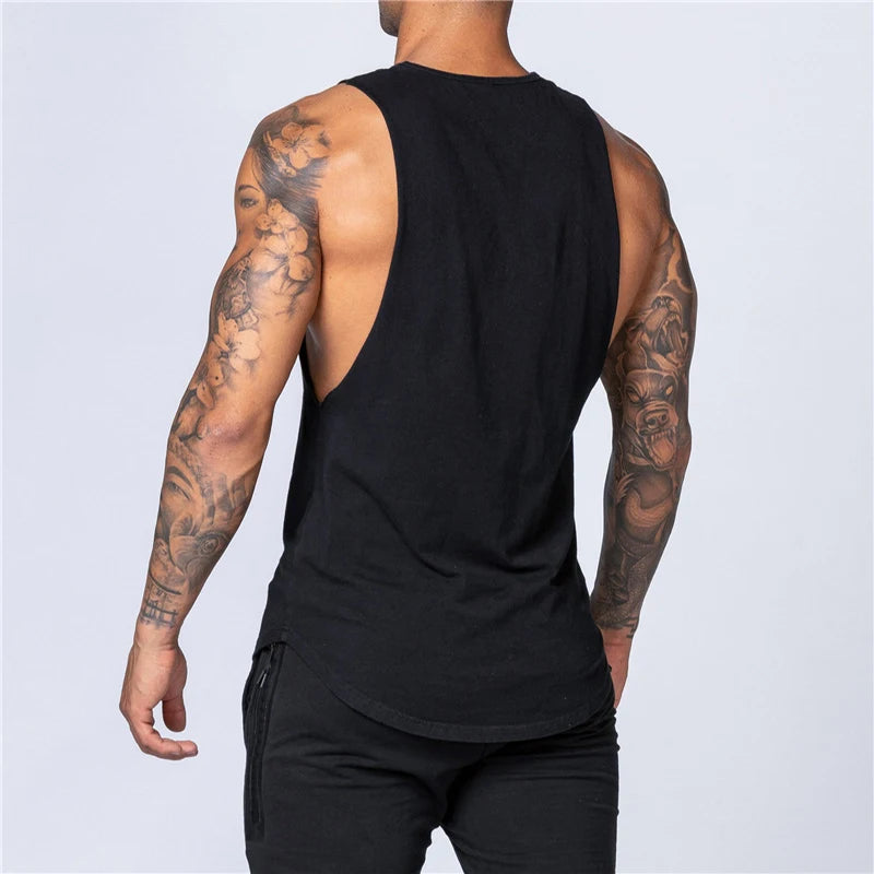 Gym Mens Tank Top – Sleeveless Fitness Vest for Bodybuilding & Gym Training