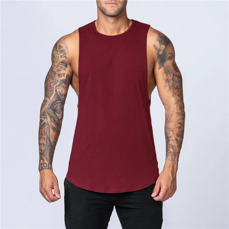 Gym Mens Tank Top – Sleeveless Fitness Vest for Bodybuilding & Gym Training