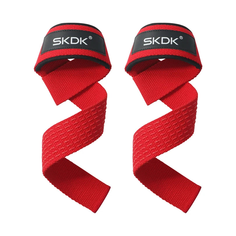 1 Pair Weightlifting Wrist Straps – Anti-Slip Silicone Grip for Strength Training & Powerlifting Support